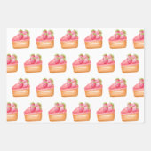 Een stuk aardbeienkap inpakpapier vel (Voorkant 2)