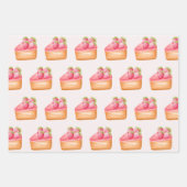 Een stuk aardbeienkap inpakpapier vel (Voorkant)