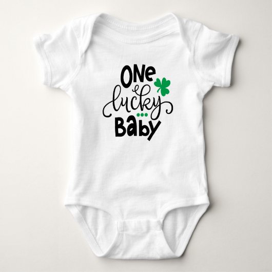 Eén stuk Baby Bodysuit (Voorkant)