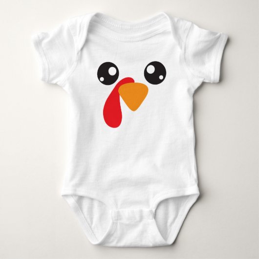 Eén stuk Baby Bodysuit (Voorkant)