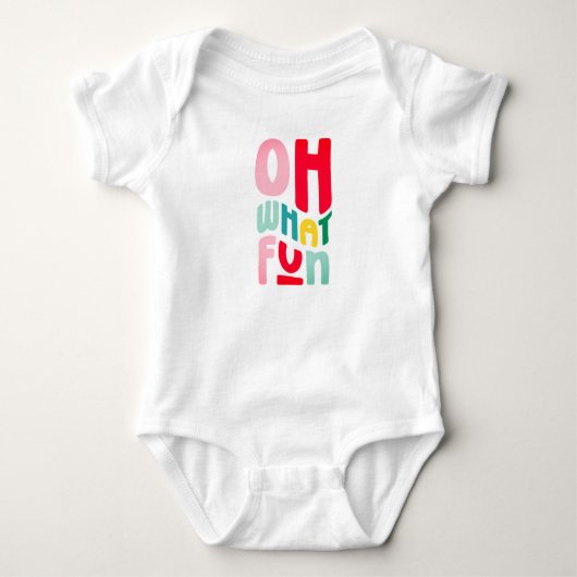 Eén stuk Baby Bodysuit (Voorkant)