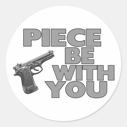 Een stuk bij je ronde sticker (Voorkant)