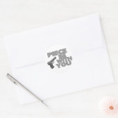 Een stuk bij je ronde sticker (Envelop)