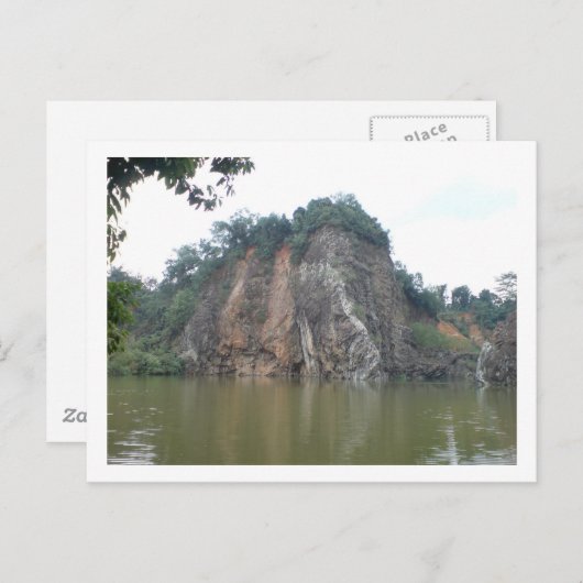 Een stuk briefkaart van Haven (Voorkant / Achterkant)