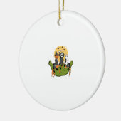 Een stuk Halloween Keramisch Ornament (Links)