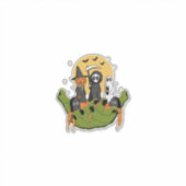 Een stuk Halloween Sticker (Voorkant)