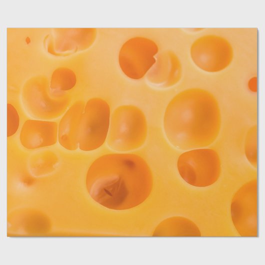 Een stuk kaas geïsoleerd. cadeaupapier (Vlak)