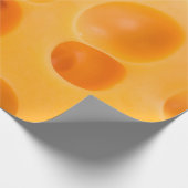 Een stuk kaas geïsoleerd. cadeaupapier (Hoek)