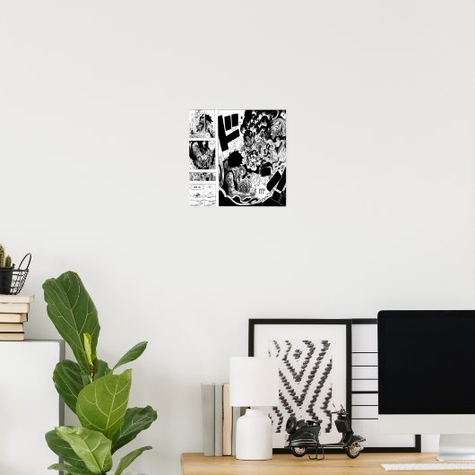 één stuk kant animeren poster (Thuiskantoor)