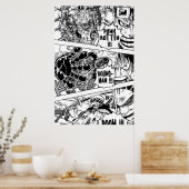 één stuk manga poster (Keuken)