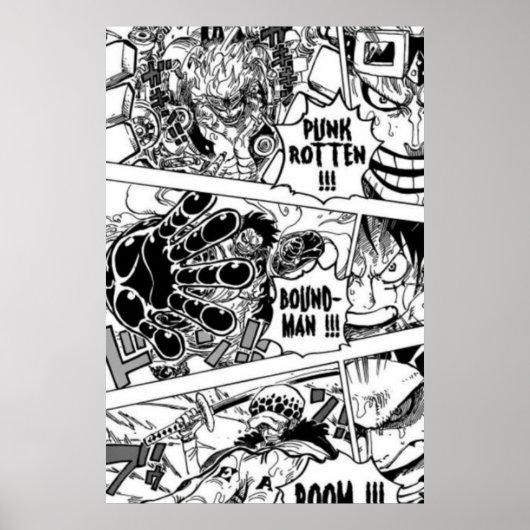 één stuk manga poster (Voorkant)