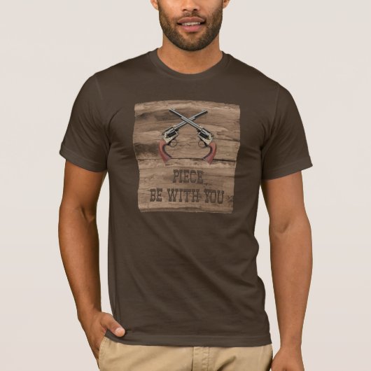 Een stuk met je pistool shirt (Voorkant)