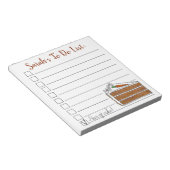 Een stuk van de Cake. Aangepast om lijst te doen Notitieblok (Schuin)