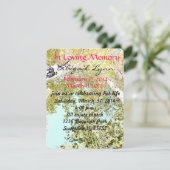 Een stuk van de uitnodiging voor de uitvaart van d (Staand voorkant)