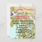 Een stuk van de uitnodiging voor de uitvaart van d (Voorkant)