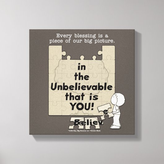 Een stuk van het Grote Afbeelding Canvas Afdruk (Voorkant)