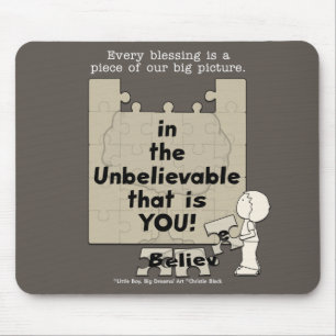 Een stuk van het Grote Afbeelding Muismat