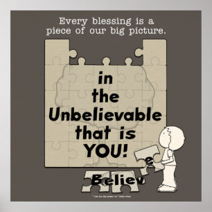 Een stuk van het Grote Afbeelding Poster