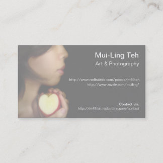 Een stuk van mijn handelskaart visitekaartje