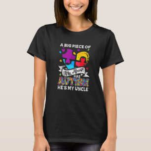 Een stuk van mijn hart heeft autisme mijn oom 1 t-shirt