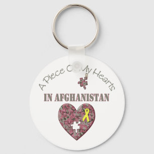 Een stuk van mijn hart in Afghanistan Sleutelhanger