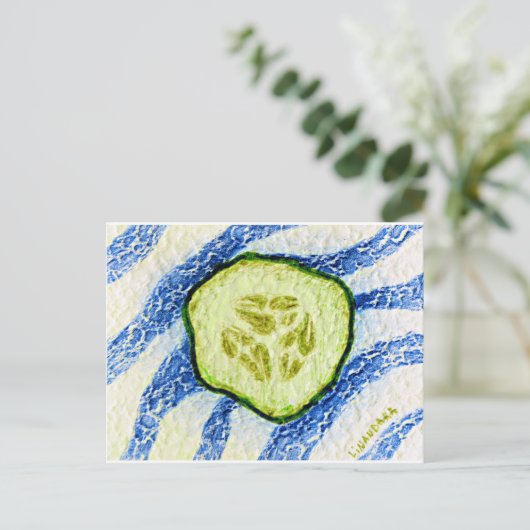 Een stuk zomer briefkaart (Staand voorkant)