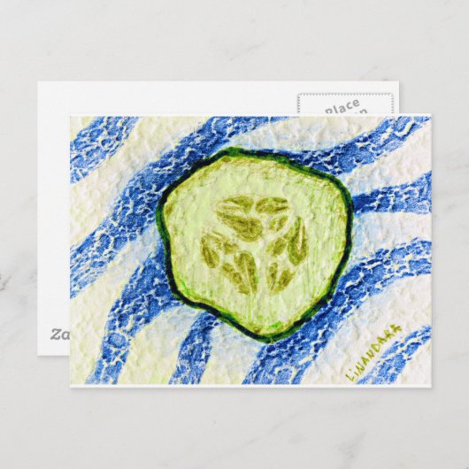 Een stuk zomer briefkaart (Voorkant / Achterkant)