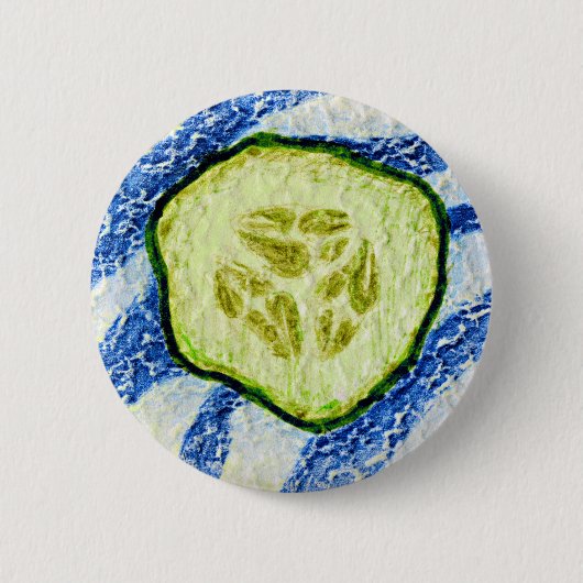 Een stuk zomer ronde button 5,7 cm (Voorkant)