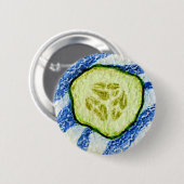 Een stuk zomer ronde button 5,7 cm (Voorkant /achterkant)