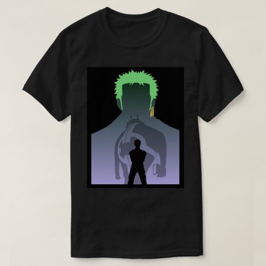 Eén stuk Zoro versus Kuma - er is niets gebeurd T-shirt (Design voorkant)