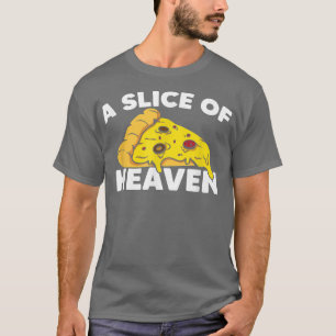 Een stukje Heaven Pizza Food Lover Humor Italiaans T-shirt