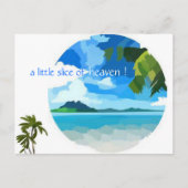 een stukje hemel !  Briefkaart (Voorkant)