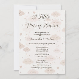 Een stukje hemels Baby shower Kaart