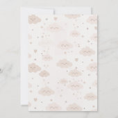 Een stukje hemels Baby shower Kaart (Achterkant)