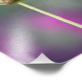 Een stukje lavender foto afdruk (Hoek)