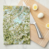 Een stukje lucht theedoek (Quarter Fold)