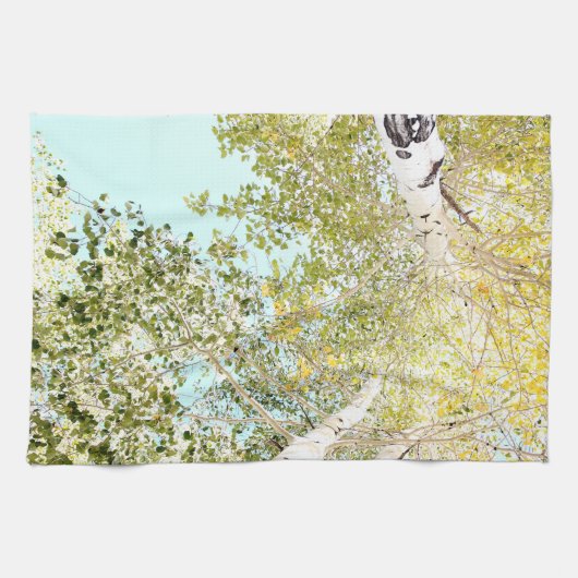 Een stukje lucht theedoek (Horizontaal)