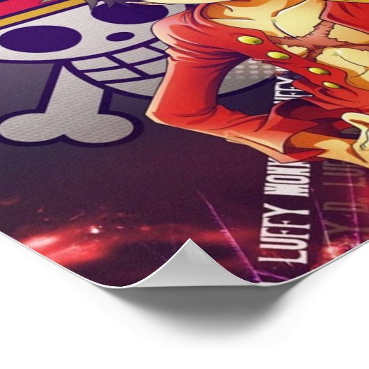 Een stukje luffe mugiwara poster (Hoek)