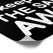 Een stukje per dag | Funny Pizza Quote Poster (Hoek)