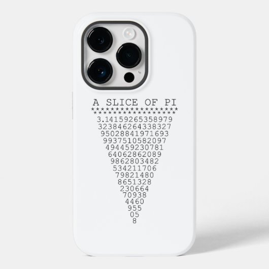 Een stukje pi-cijfers Case-Mate iPhone case (Achterkant)