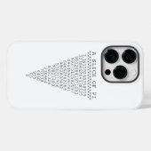 Een stukje pi-cijfers Case-Mate iPhone case (Achterkant (horizontaal))