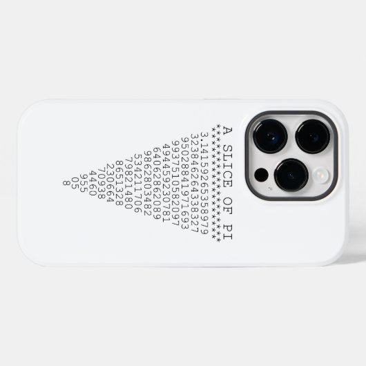 Een stukje pi-cijfers Case-Mate iPhone case (Achterkant (horizontaal))