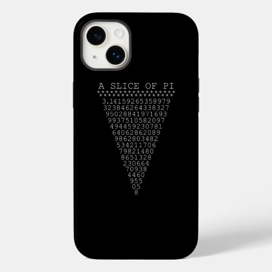 Een stukje pi-cijfers Case-Mate iPhone case (Achterkant)