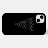 Een stukje pi-cijfers Case-Mate iPhone case (Achterkant (horizontaal))