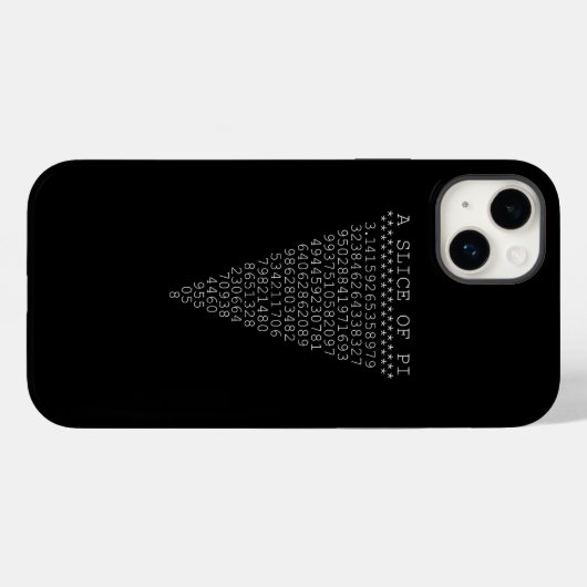 Een stukje pi-cijfers Case-Mate iPhone case (Achterkant (horizontaal))