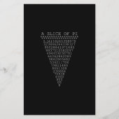 Een stukje pi-cijfers flyer (Voorkant)