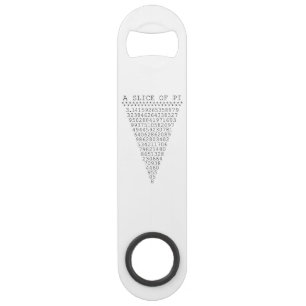 Een stukje pi-cijfers speed flessenopener