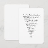 Een stukje Pi-nummers (Voorkant / Achterkant)