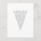 Een stukje Pi-nummers Briefkaart (Voorkant)