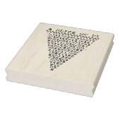 Een stukje Pi Rubberstempel (Stempel)